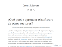 Tablet Screenshot of crearsoftware.com